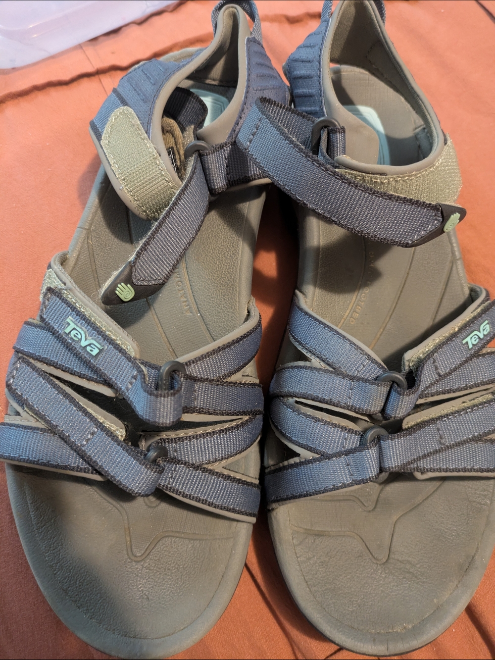 Teva Women's Blue and Gray Sport Sandals